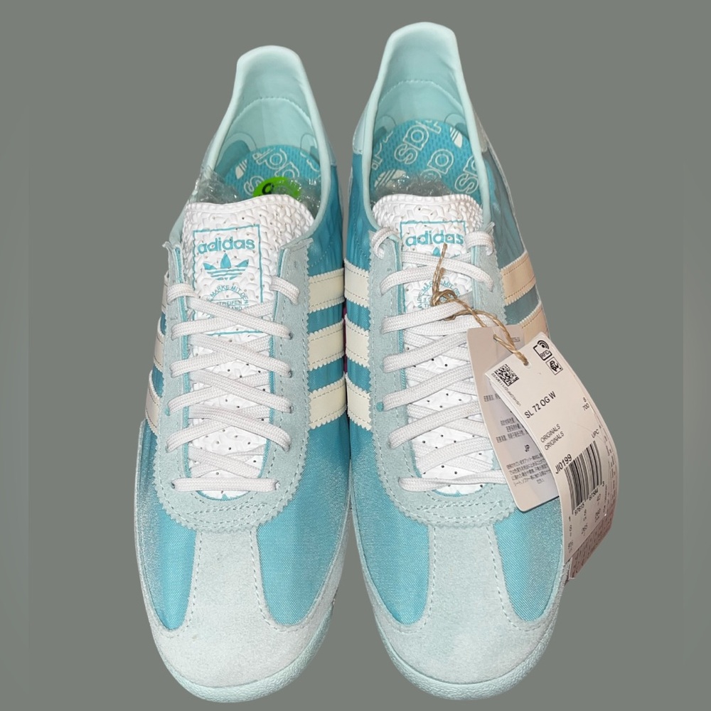 *new* Adidas Women's SL 72 Sneakers - Easy Mint - Picture 3 of 13